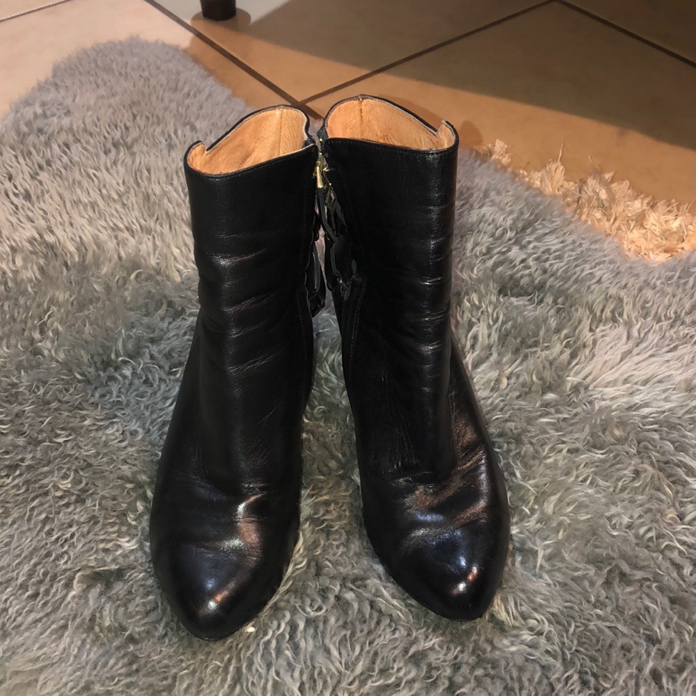 Halogen booties black leather - Picture 2 of 8